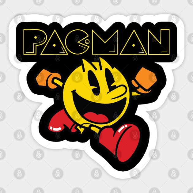 Pac-Man! Sticker by Wyrd Merch